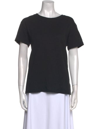 Nili Lotan Scoop Neck Short Sleeve T-Shirt