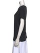Nili Lotan Scoop Neck Short Sleeve T-Shirt
