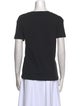 Nili Lotan Scoop Neck Short Sleeve T-Shirt