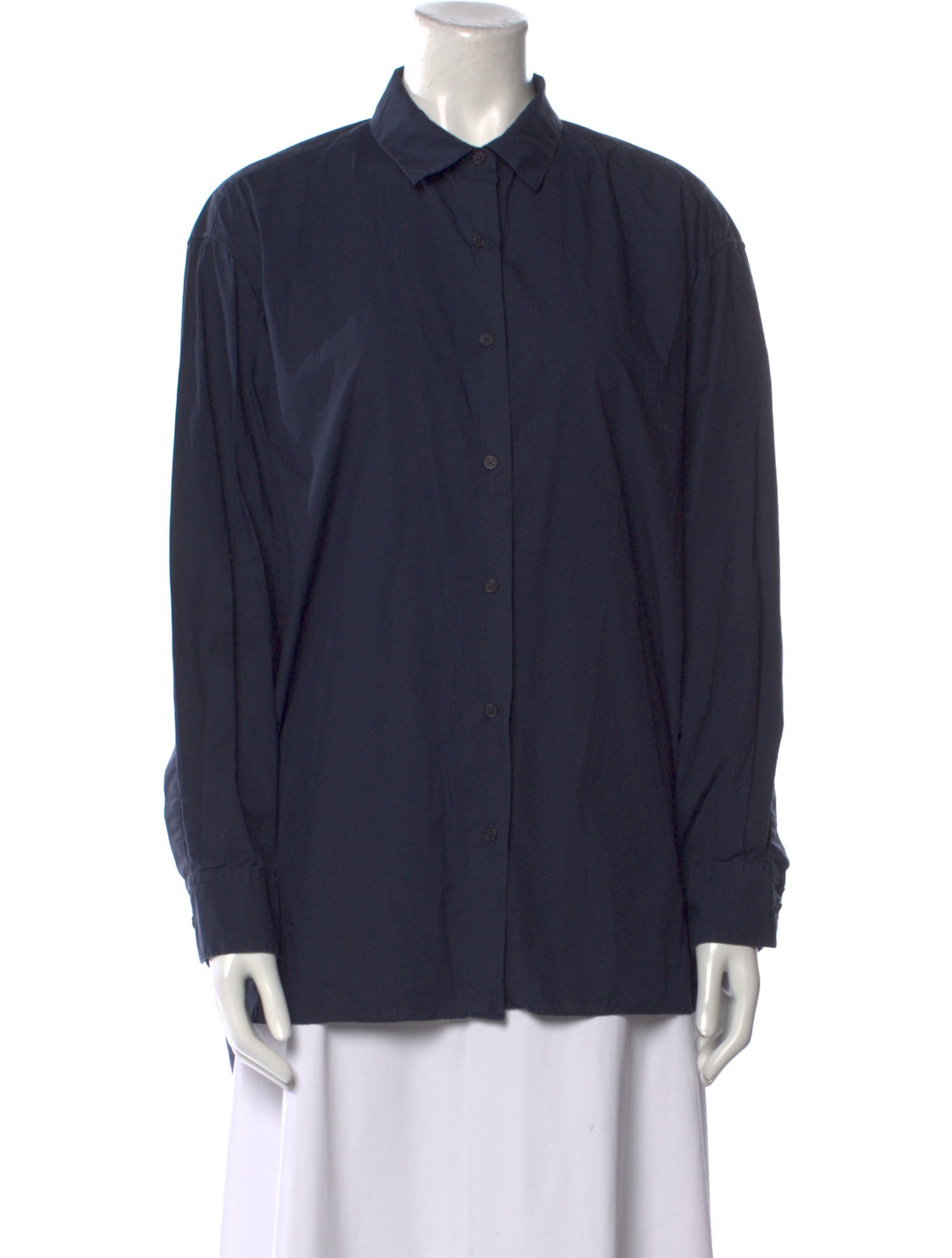 Nili Lotan Long Sleeve Button-Up Top