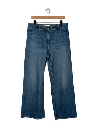 Nili Lotan High-Rise Wide Leg Jeans