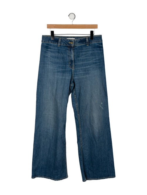 Nili Lotan High-Rise Wide Leg Jeans