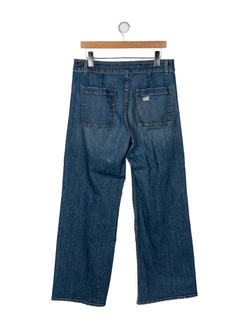 Nili Lotan High-Rise Wide Leg Jeans