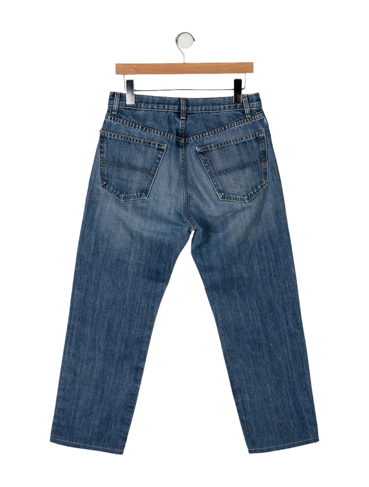 Nili Lotan High-Rise Straight Leg Jeans