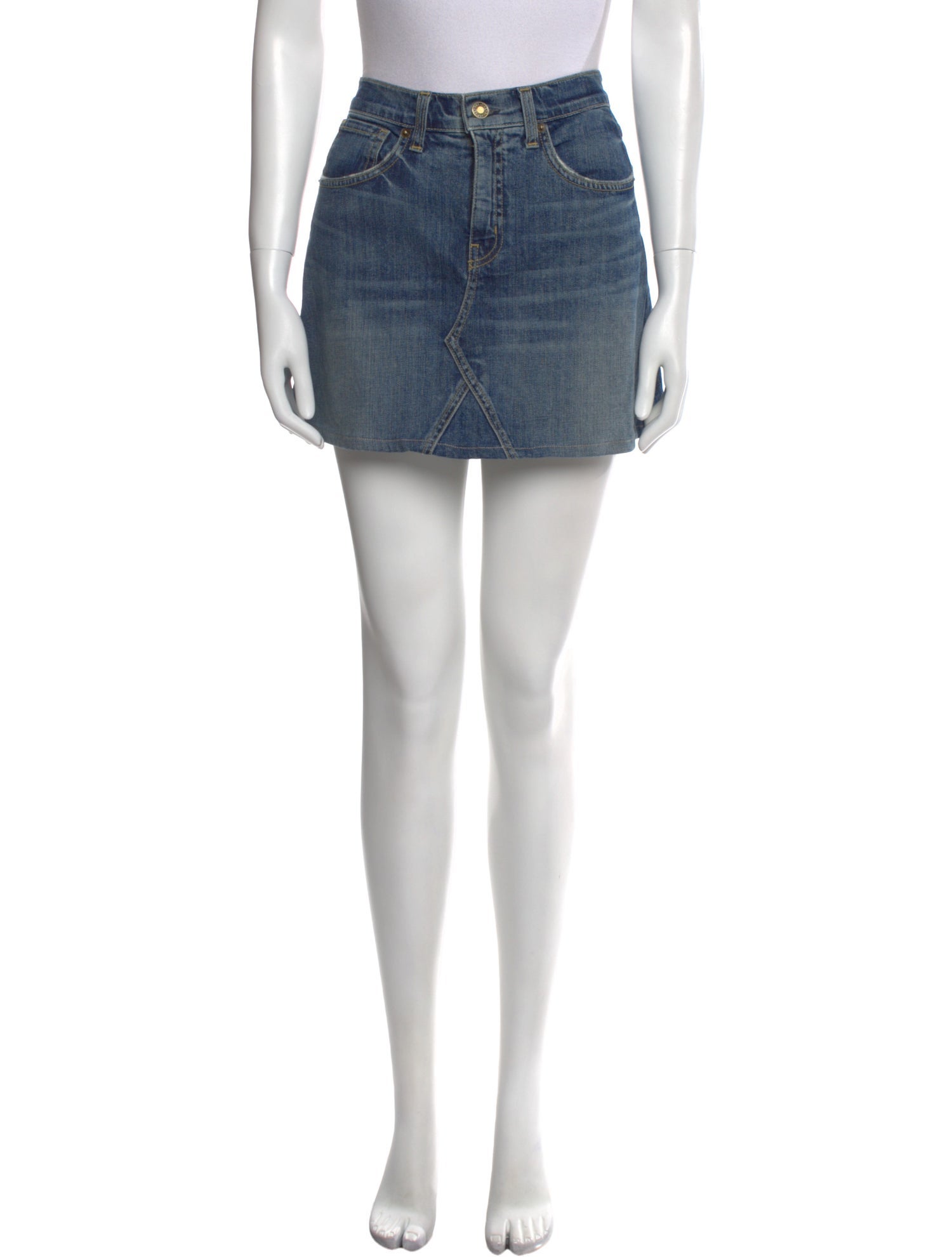 Nili Lotan Distressed Accents Mini Skirt