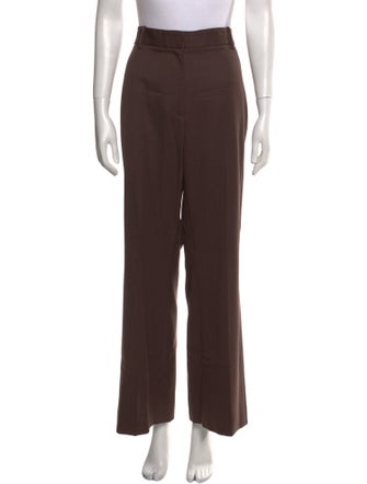 Nili Lotan Wool Wide Leg Pants