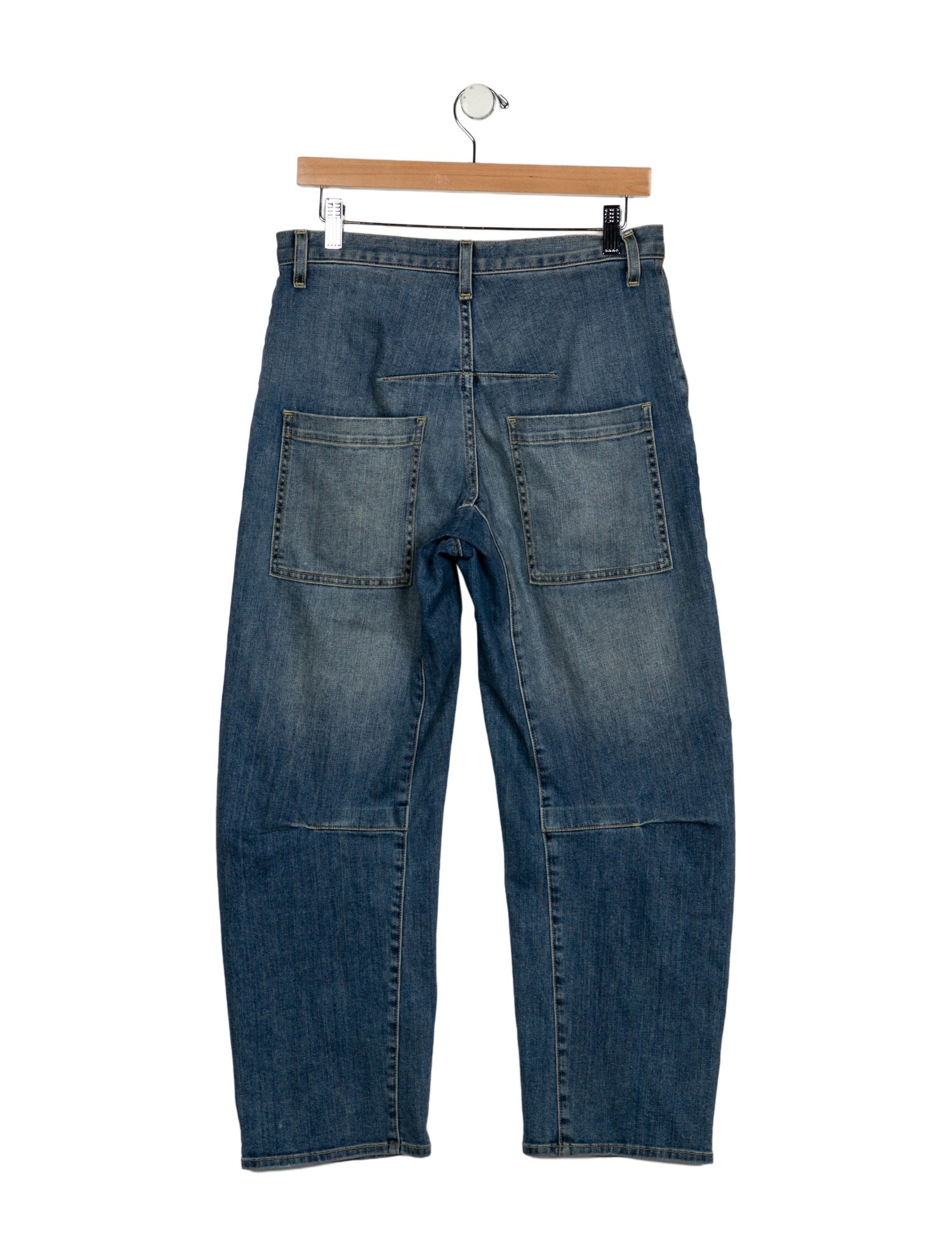 Nili Lotan Mid-Rise Straight Leg Jeans