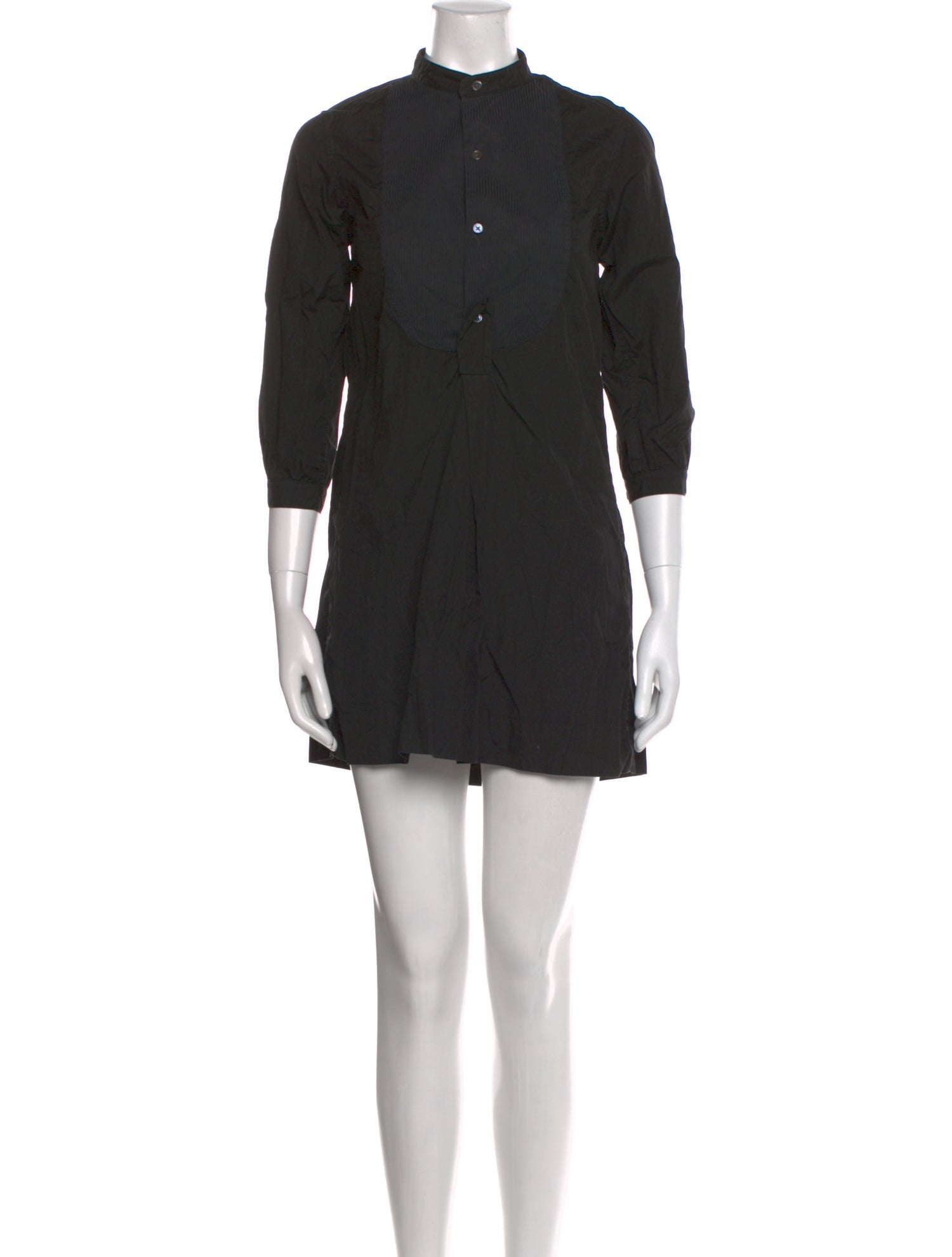 Nili Lotan Mock Neck Mini Dress