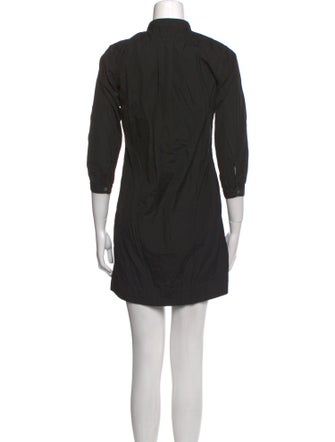 Nili Lotan Mock Neck Mini Dress