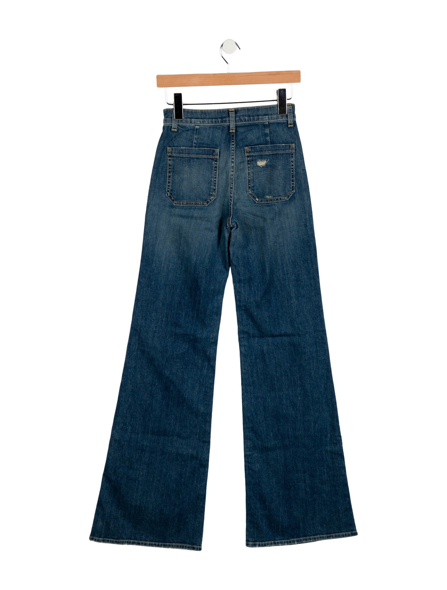 Nili Lotan Mid-Rise Wide Leg Jeans