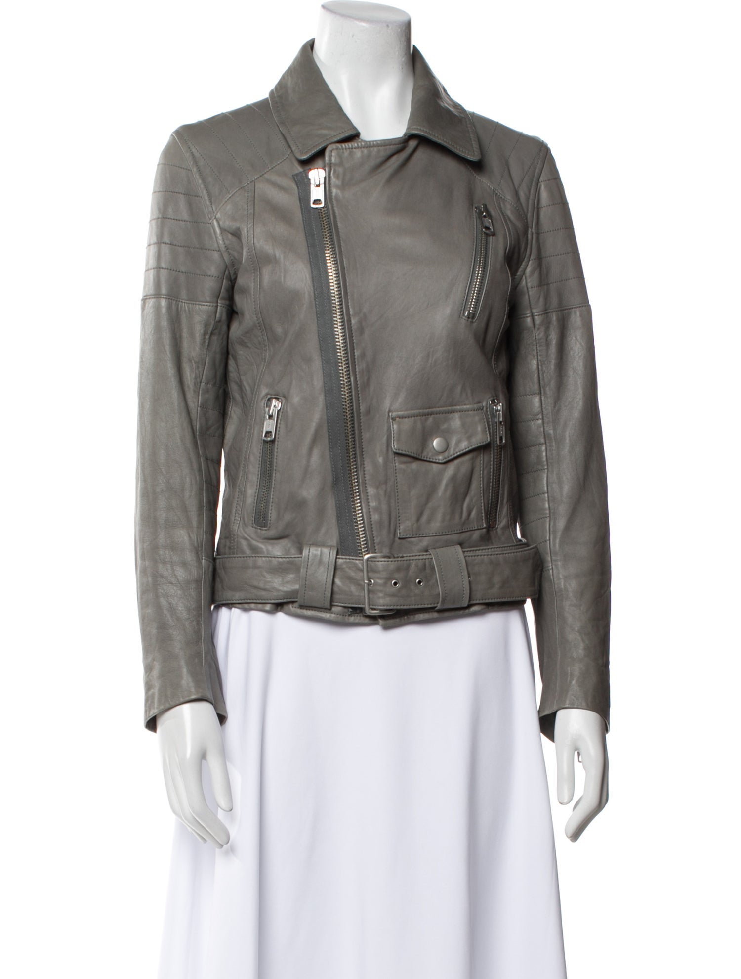 Nili Lotan Leather Biker Jacket