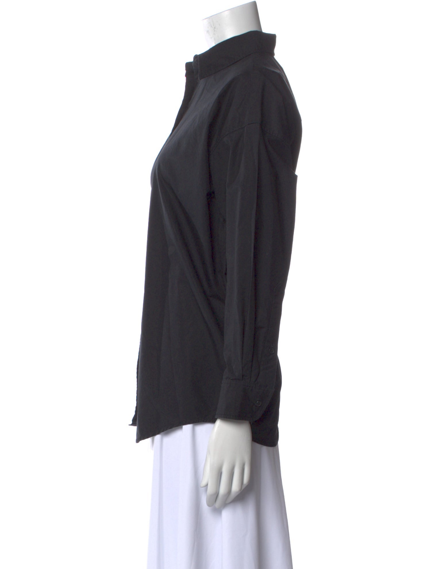 Nili Lotan Long Sleeve Button-Up Top