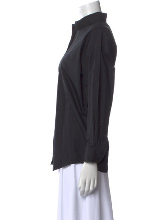 Nili Lotan Long Sleeve Button-Up Top