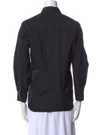 Nili Lotan Long Sleeve Button-Up Top