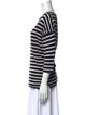 Nili Lotan Striped Bateau Neckline Top