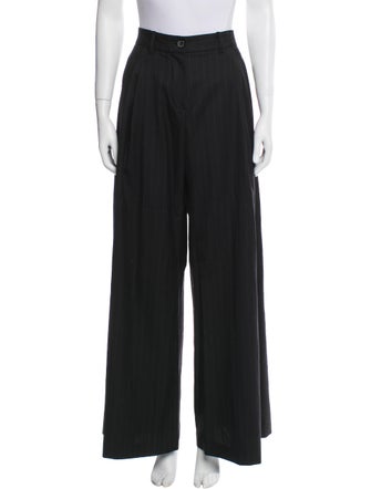 Nili Lotan Virgin Wool Wide Leg Pants