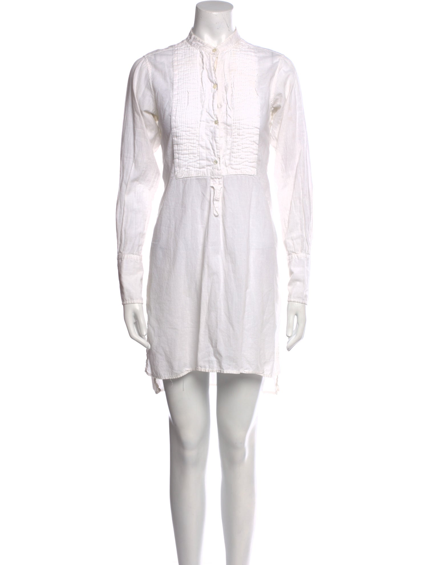 Nili Lotan Mock Neck Mini Dress