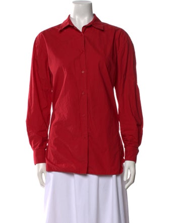 Nili Lotan Long Sleeve Button-Up Top