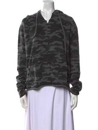 Nili Lotan Printed V-Neck Sweater