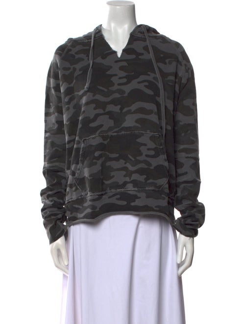 Nili Lotan Printed V-Neck Sweater