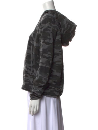 Nili Lotan Printed V-Neck Sweater