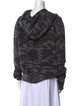 Nili Lotan Printed V-Neck Sweater
