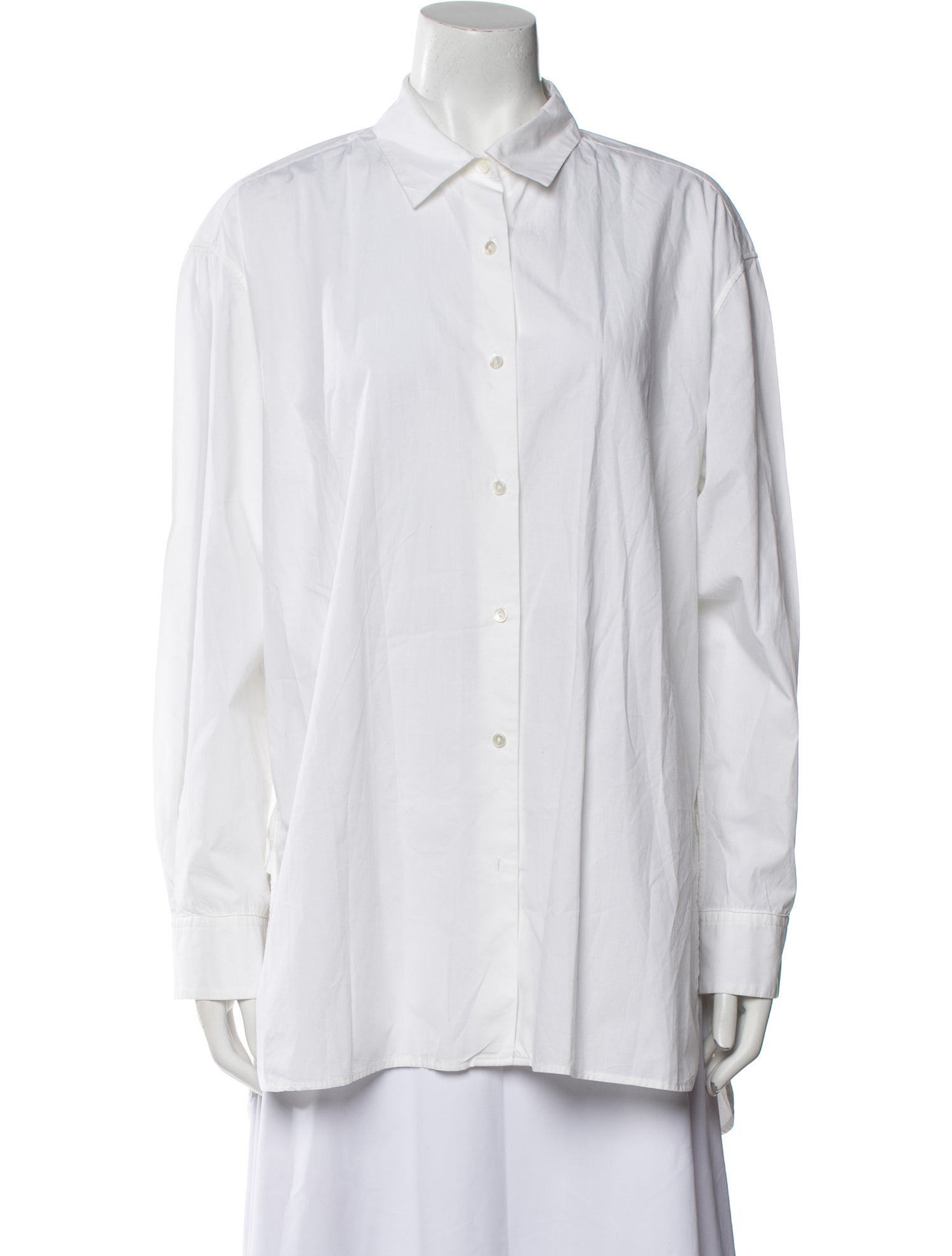 Nili Lotan Long Sleeve Button-Up Top
