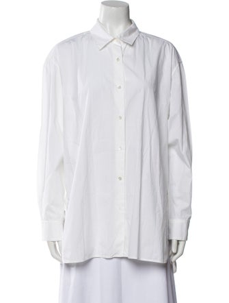 Nili Lotan Long Sleeve Button-Up Top