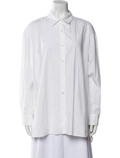 Nili Lotan Long Sleeve Button-Up Top