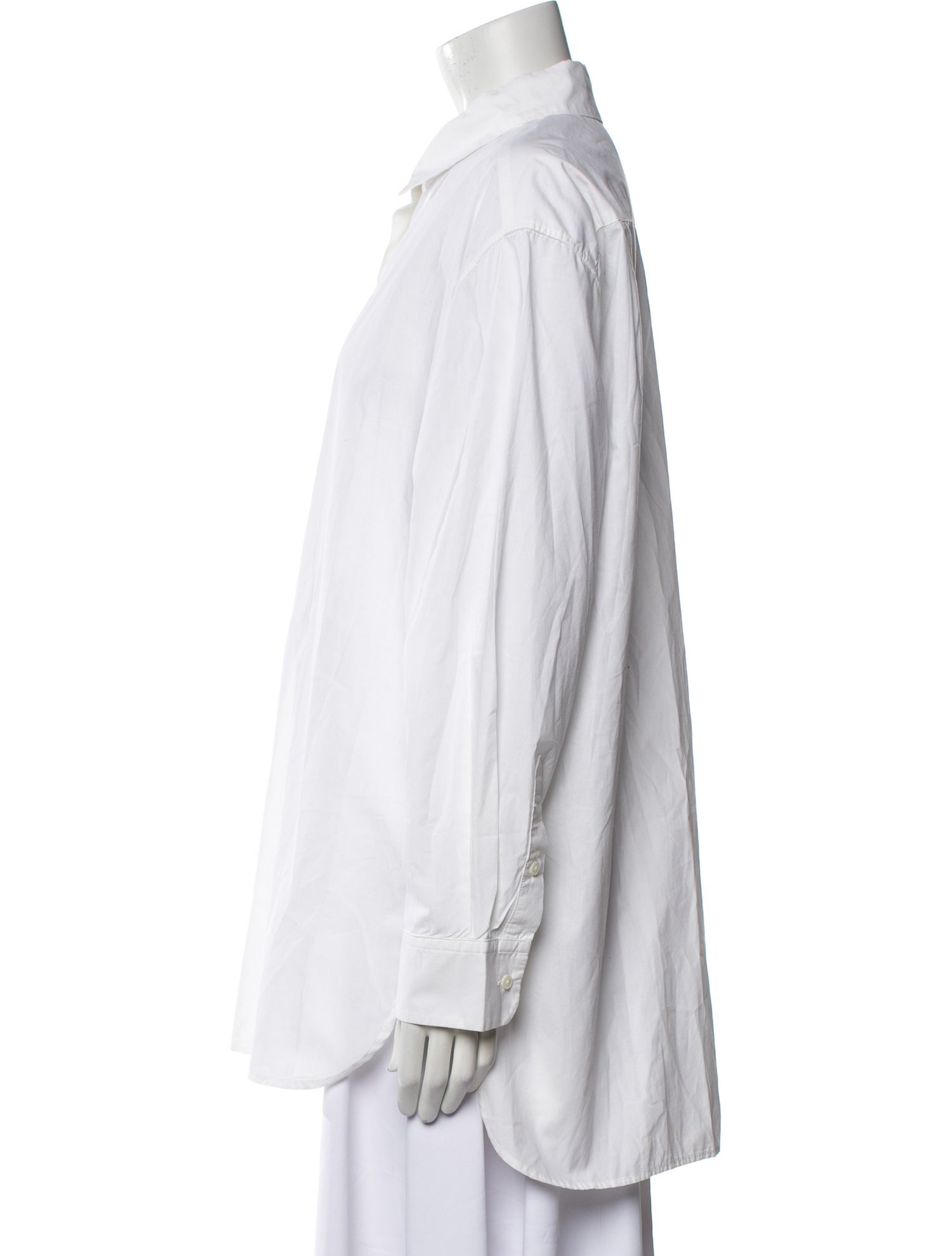 Nili Lotan Long Sleeve Button-Up Top