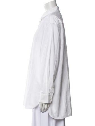 Nili Lotan Long Sleeve Button-Up Top