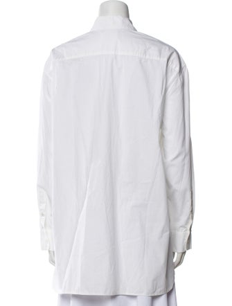 Nili Lotan Long Sleeve Button-Up Top