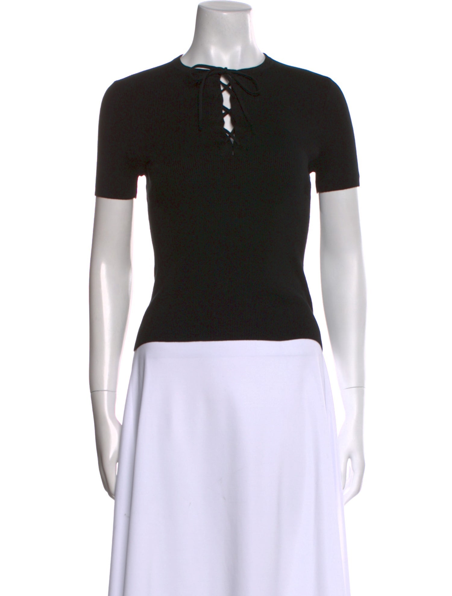 Nili Lotan Crew Neck Short Sleeve Top w/ Tags