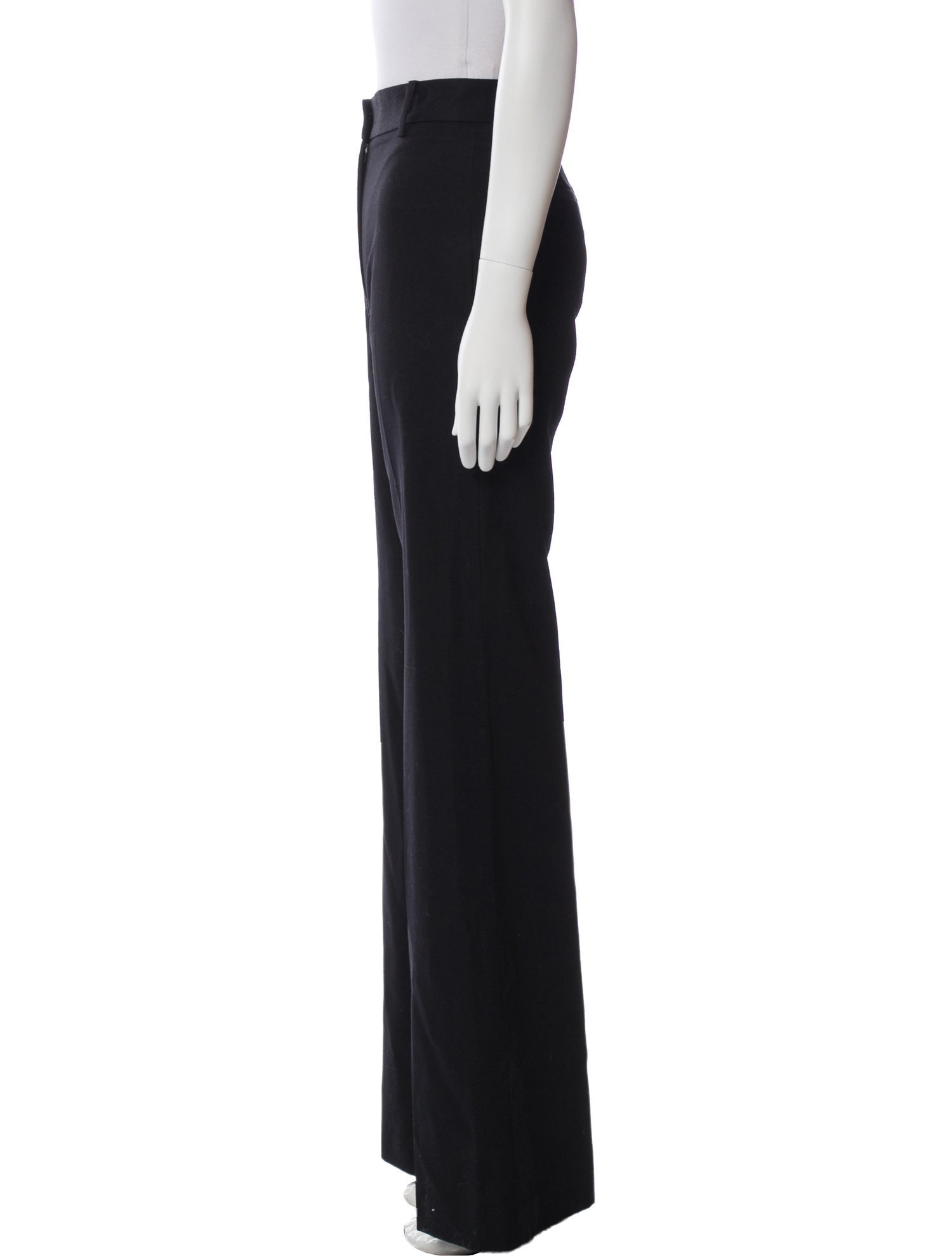 Nili Lotan Virgin Wool Wide Leg Pants