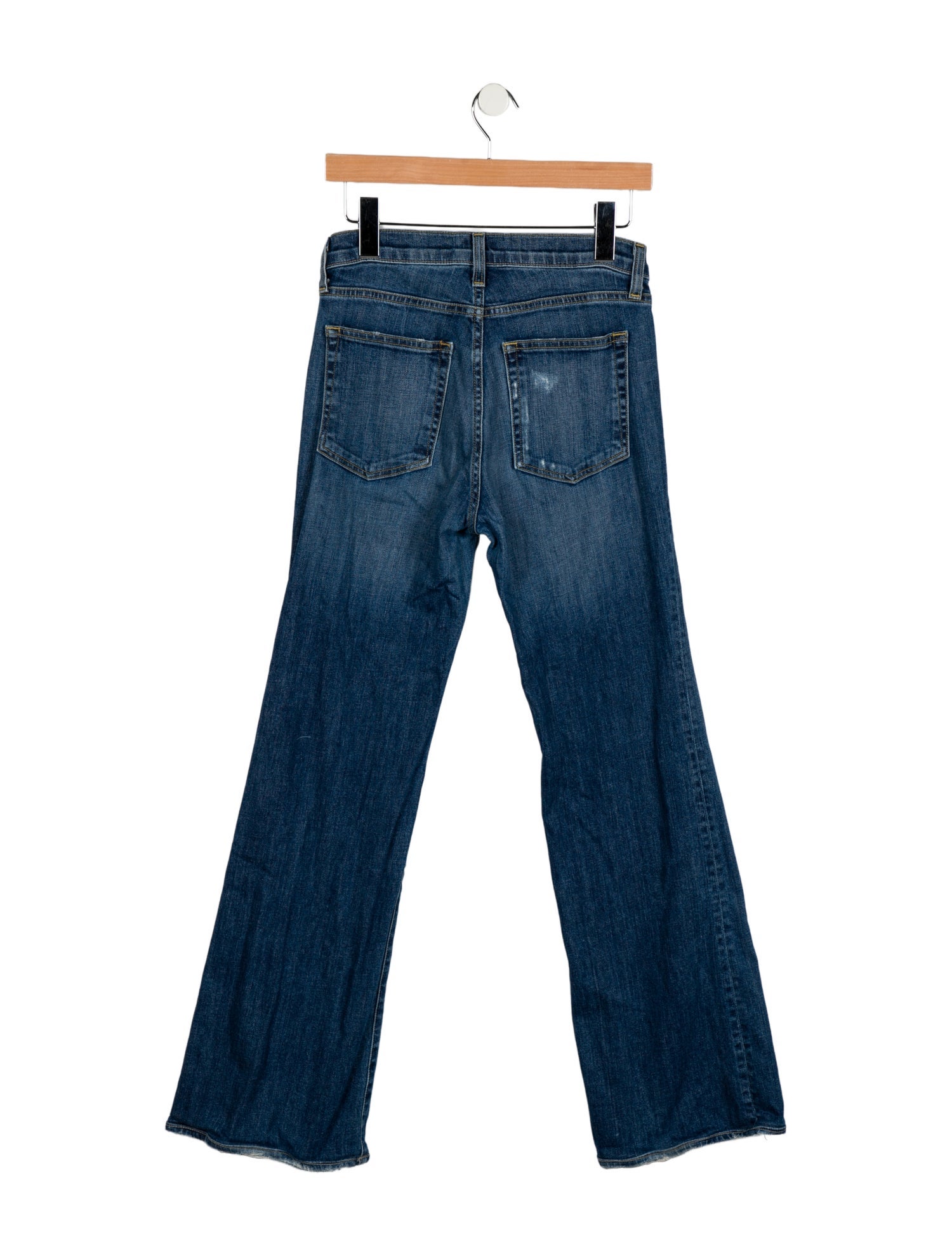 Nili Lotan Mid-Rise Wide Leg Jeans