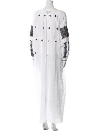 Nili Lotan Printed Long Dress