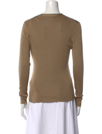 Nili Lotan Silk V-Neck Sweater