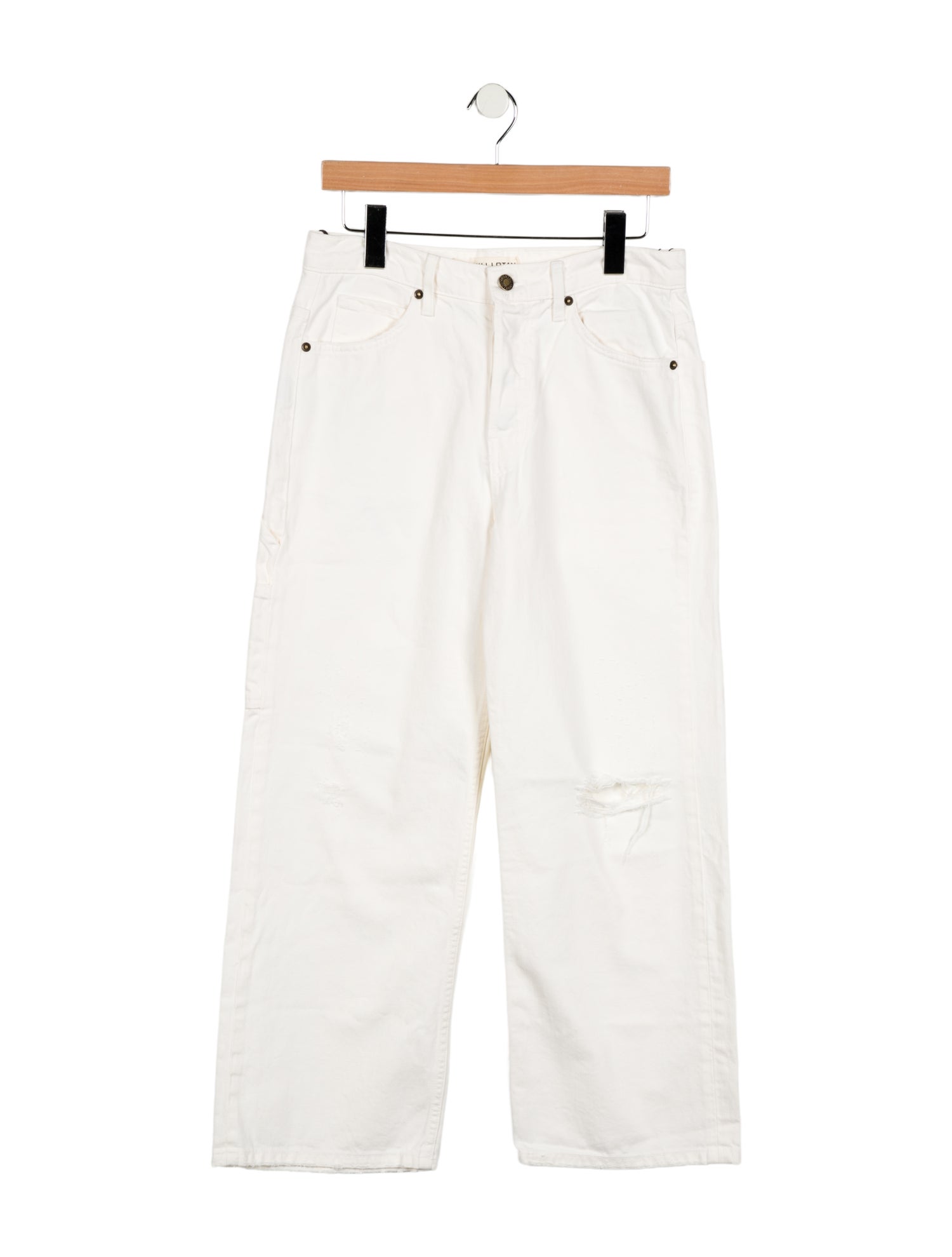 Nili Lotan High-Rise Wide Leg Jeans