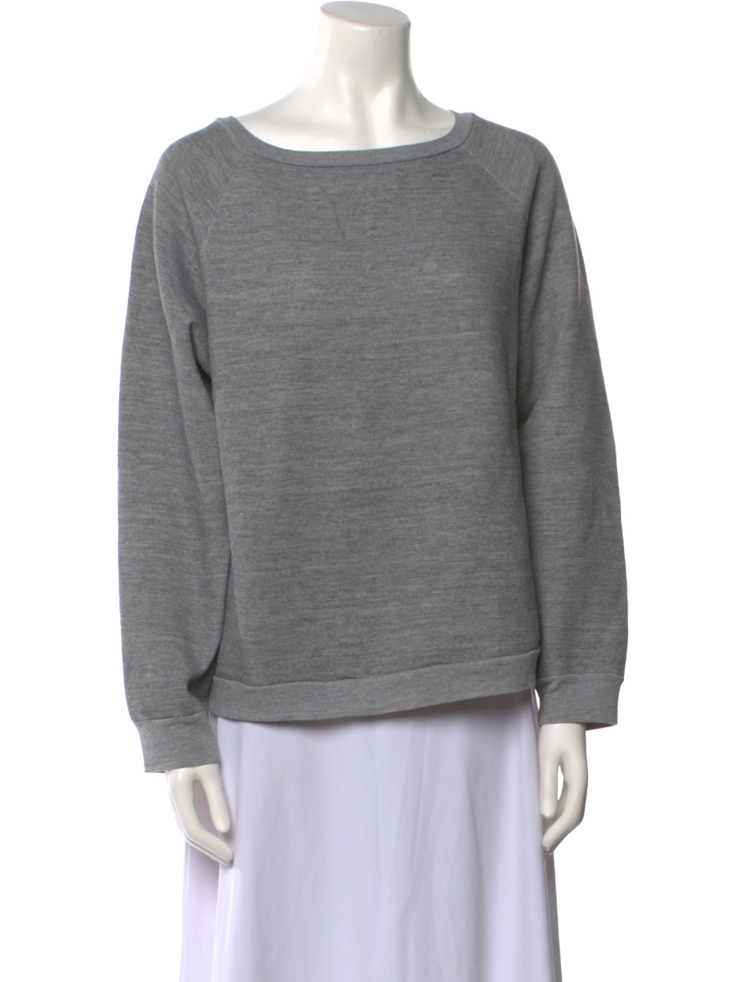 Nili Lotan Bateau Neckline Long Sleeve Sweatshirt