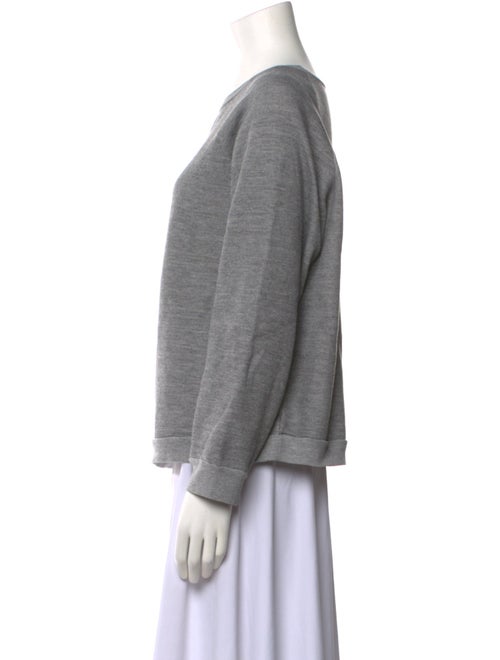 Nili Lotan Bateau Neckline Long Sleeve Sweatshirt