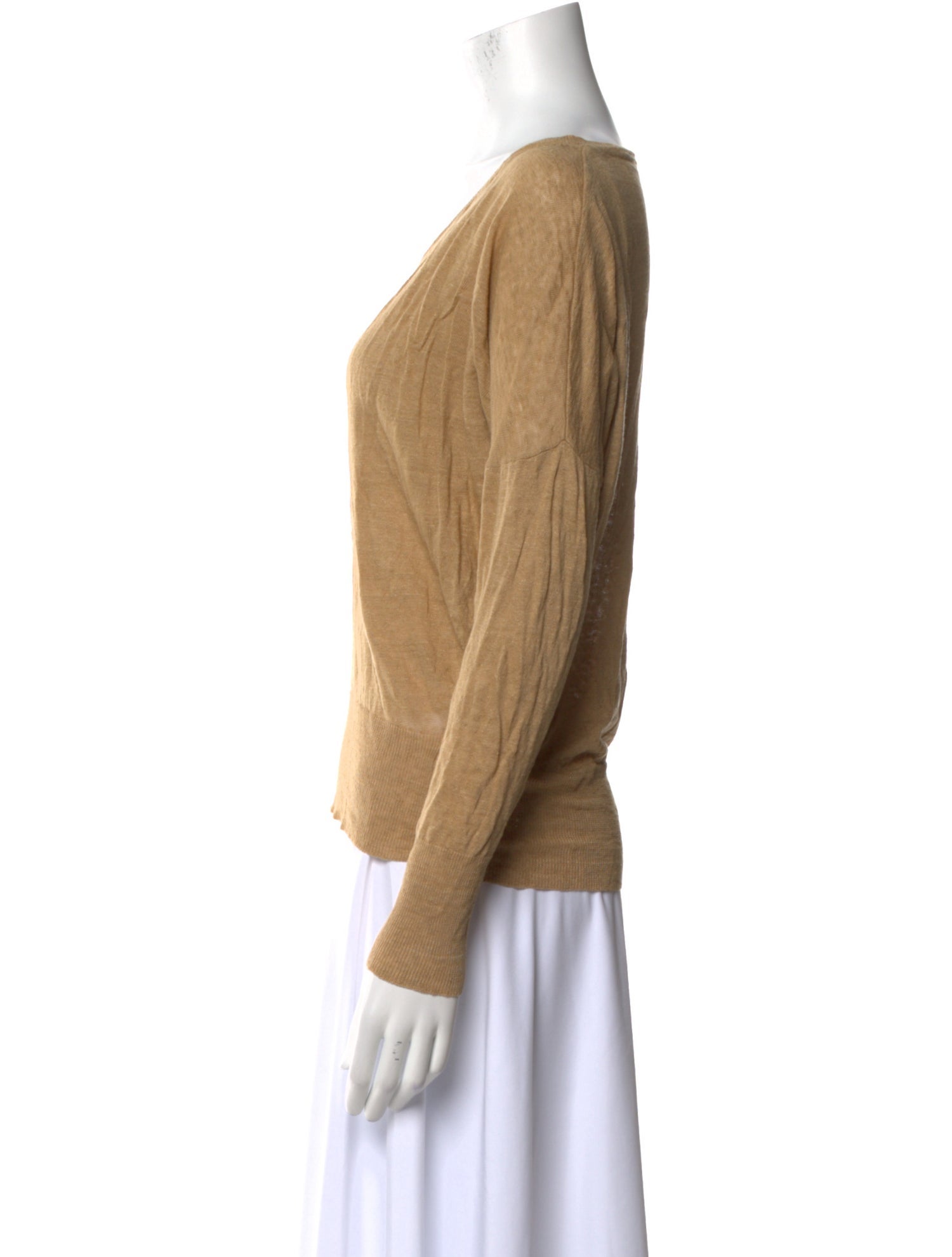 Nili Lotan Linen V-Neck Top