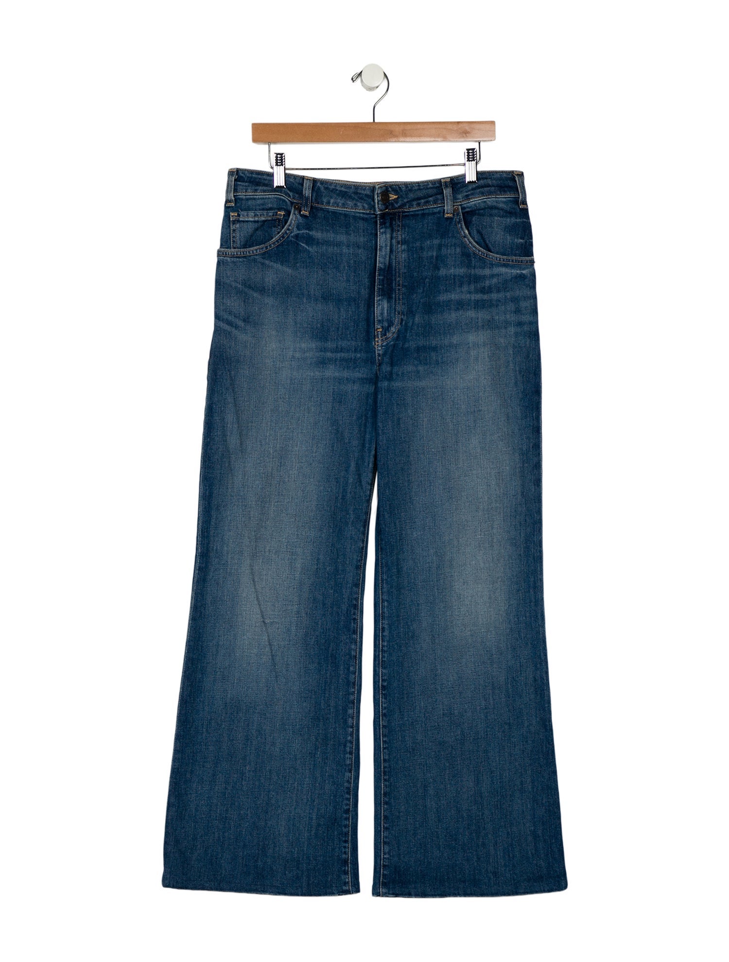 Nili Lotan High-Rise Wide Leg Jeans