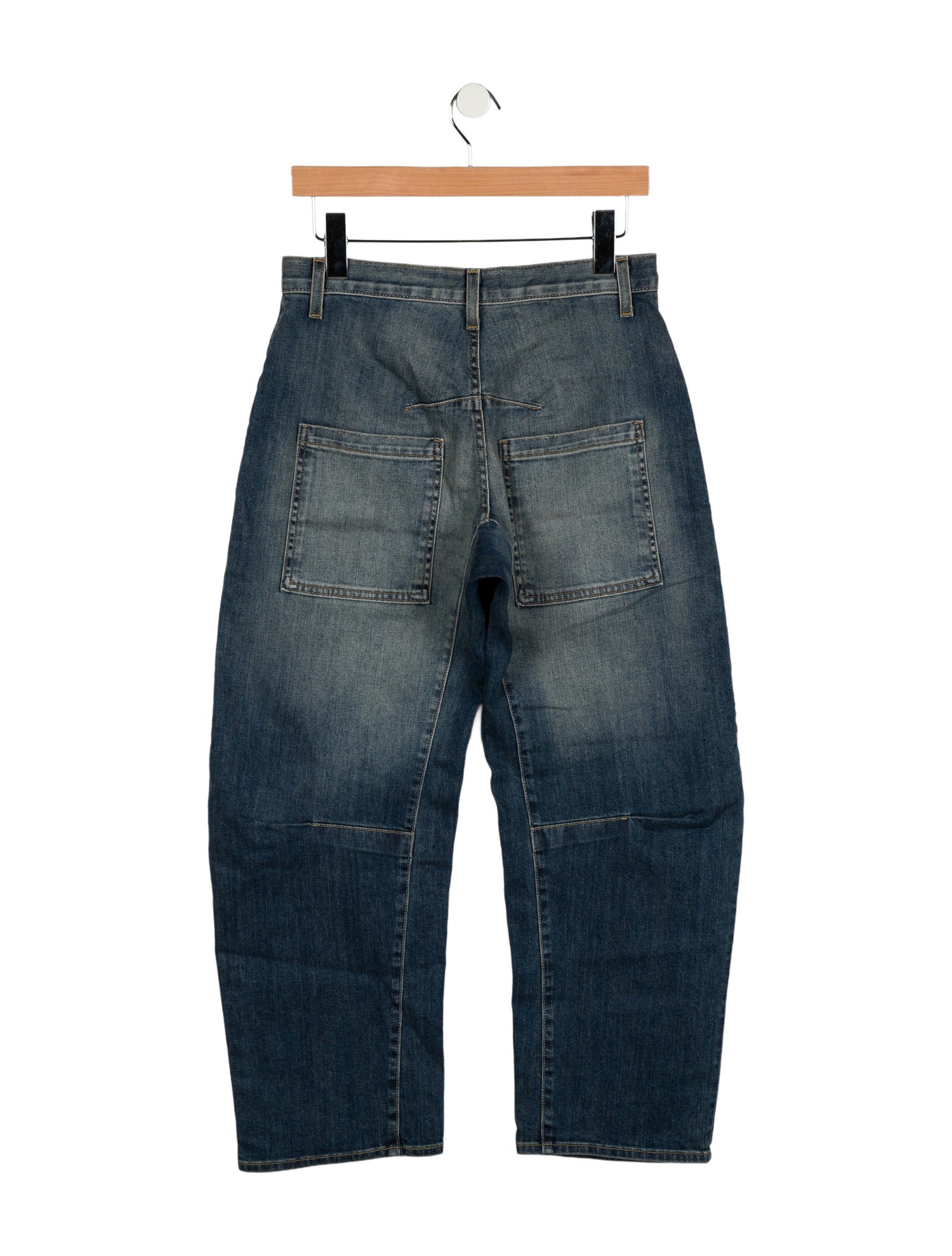 Nili Lotan Mid-Rise Wide Leg Jeans