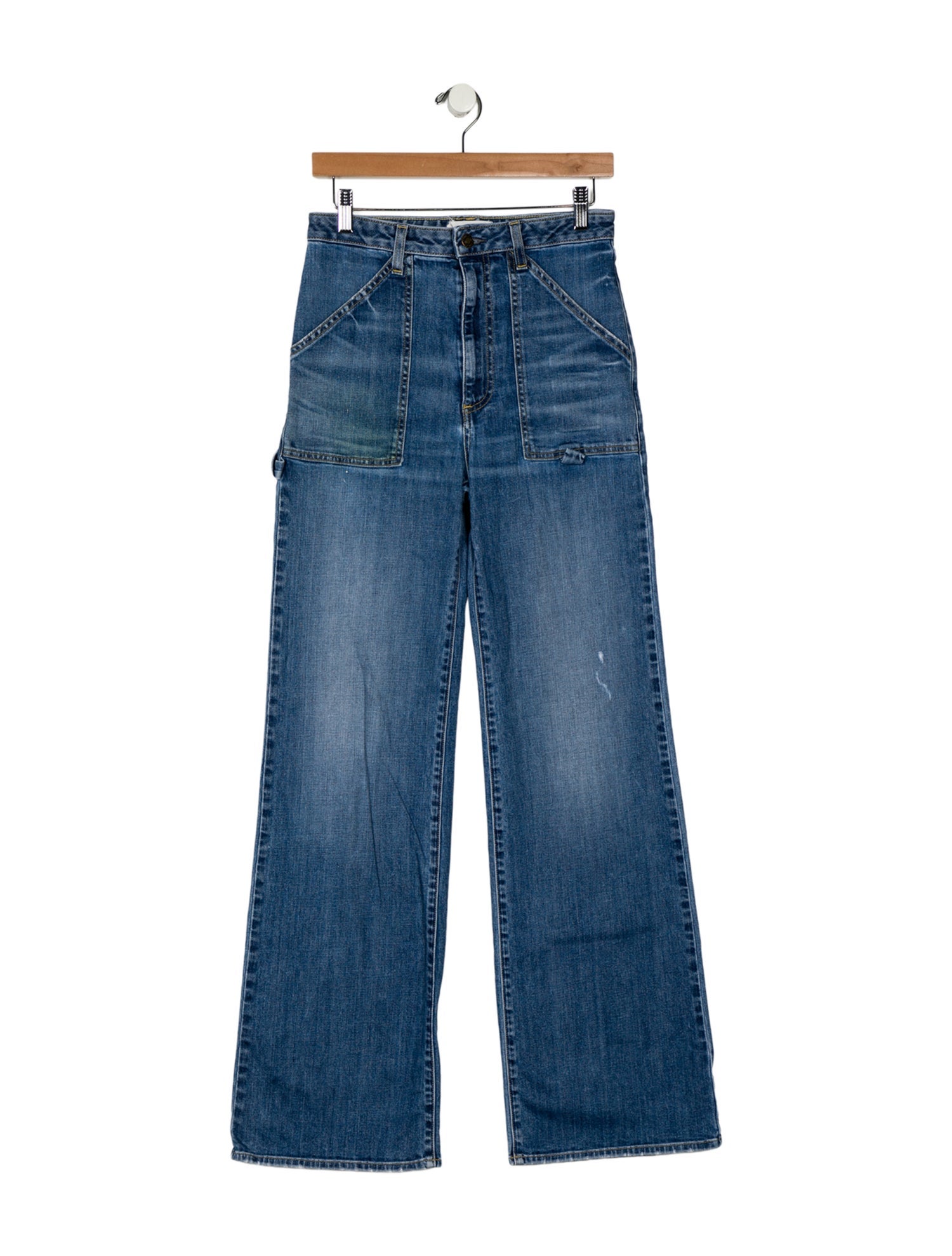 Nili Lotan High-Rise Wide Leg Jeans