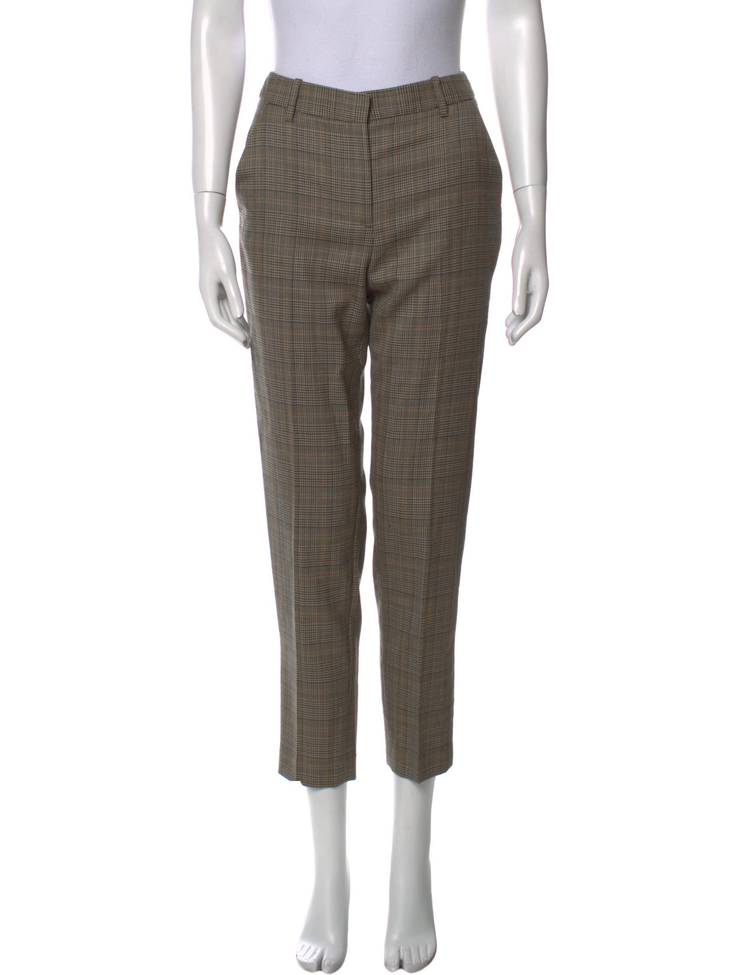 Nili Lotan Wool Straight Leg Pants