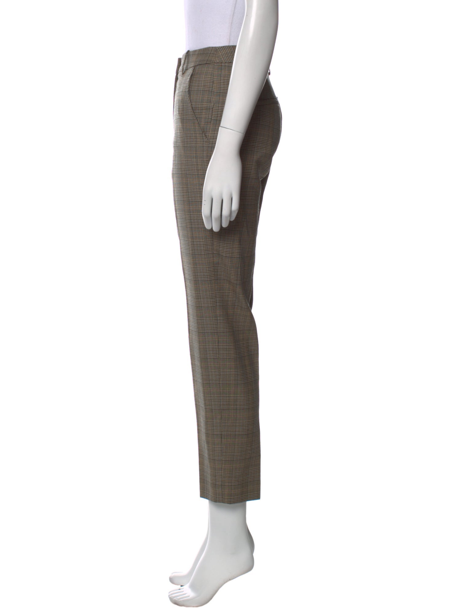 Nili Lotan Wool Straight Leg Pants