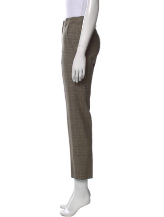 Nili Lotan Wool Straight Leg Pants