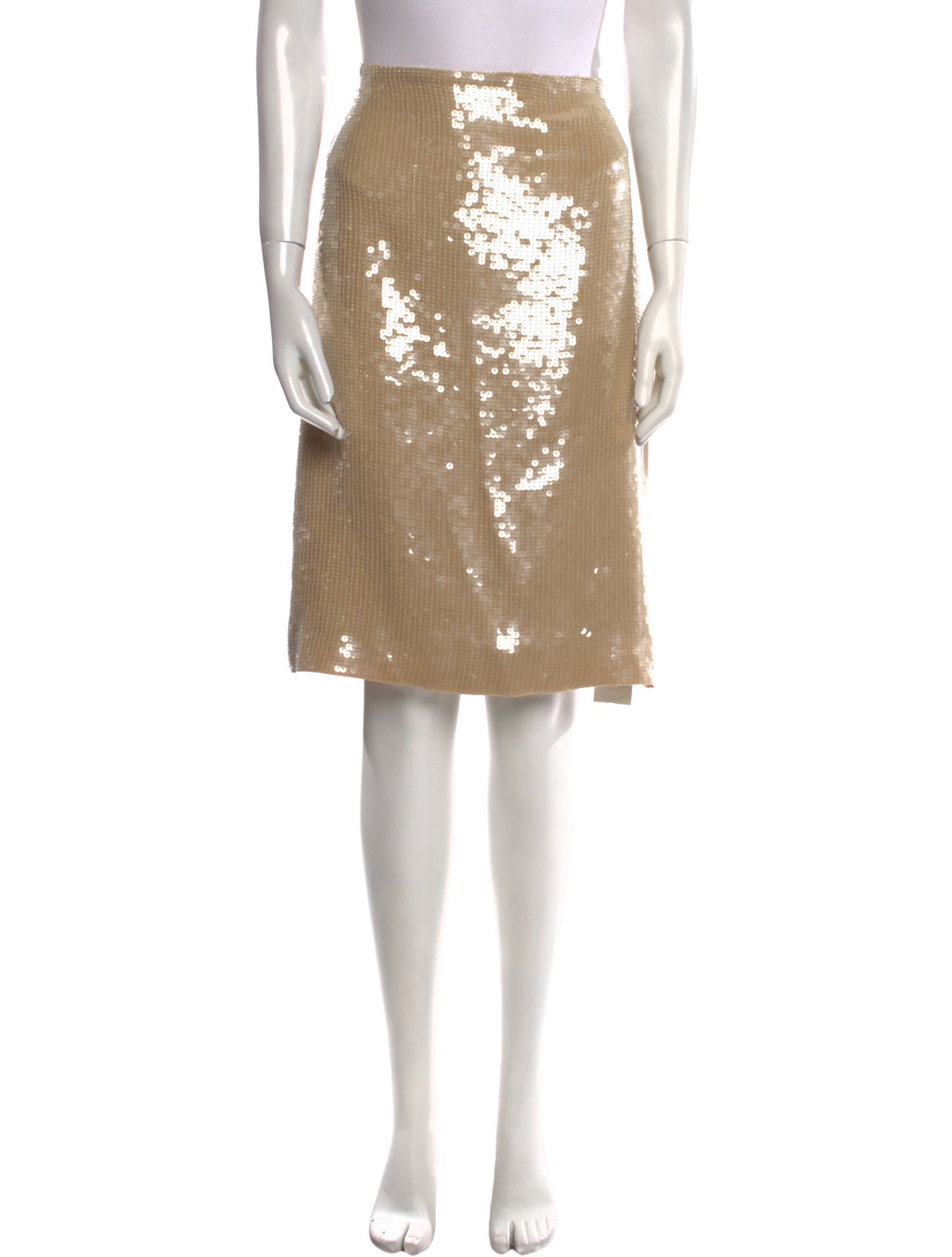 Nili Lotan Sequin Embellishments Knee-Length Skirt