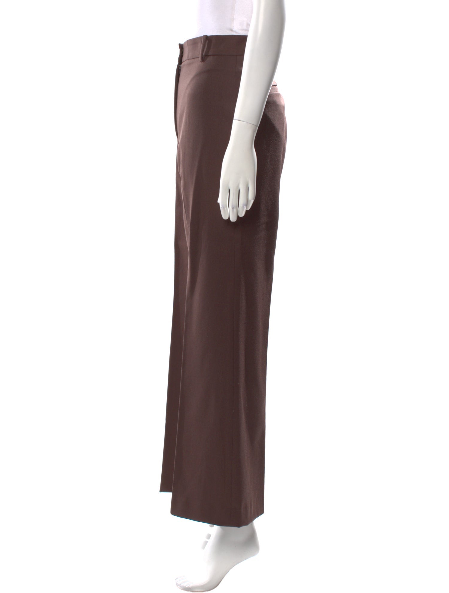 Nili Lotan Virgin Wool Wide Leg Pants