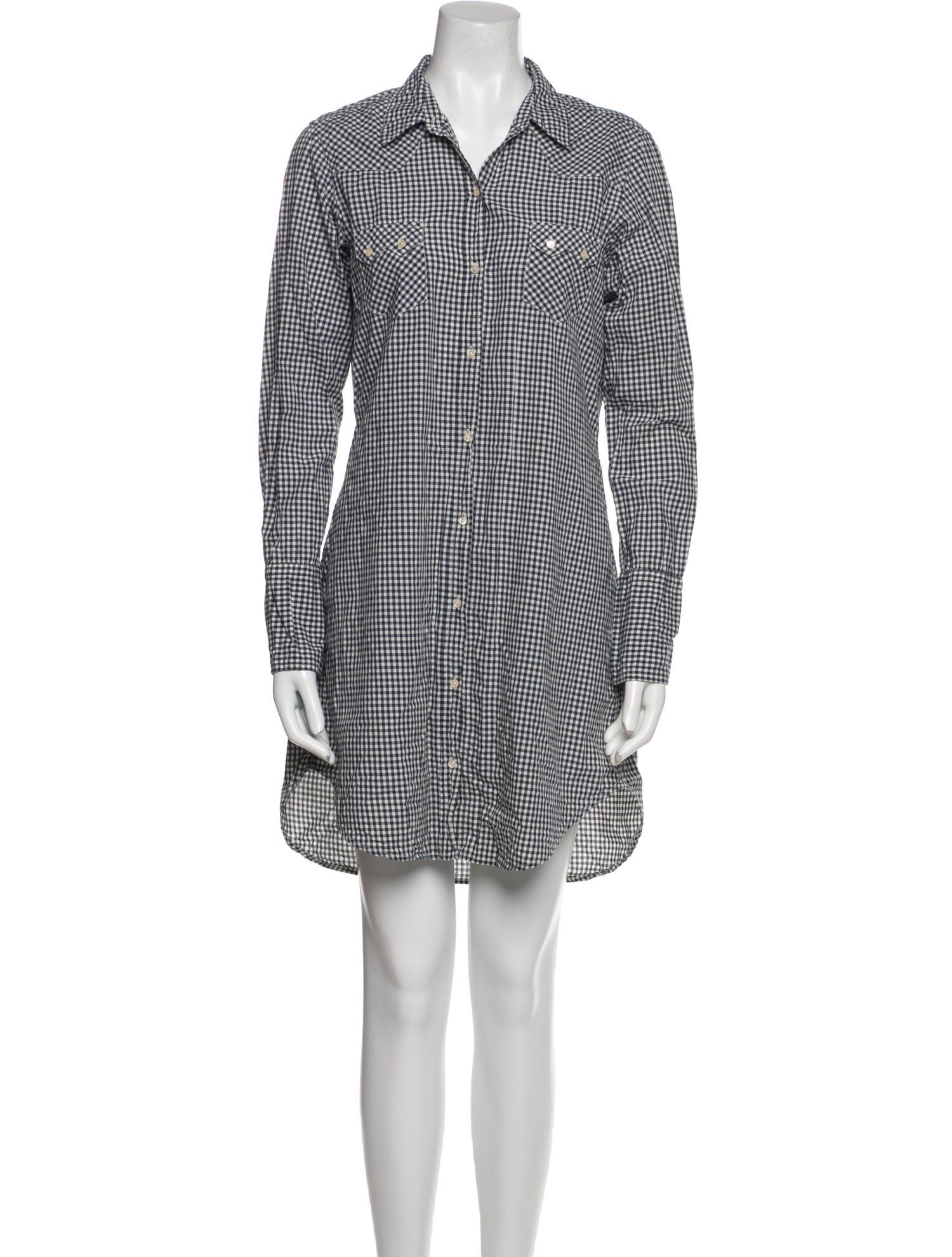 Nili Lotan Plaid Print Mini Dress